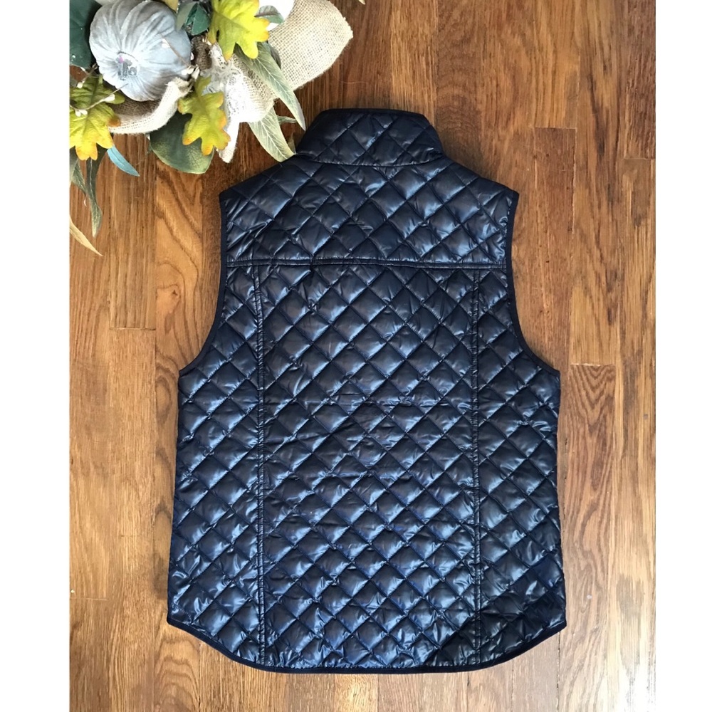 JCrew Shiny Quilted Field Puffer Vest - Picture 8 of 8
